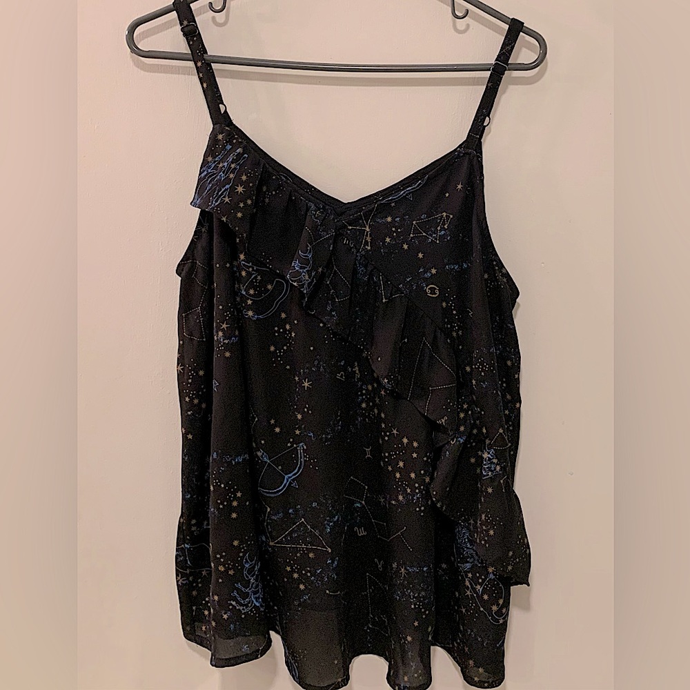 TORRID Zodiac Constellation Ruffle Tank